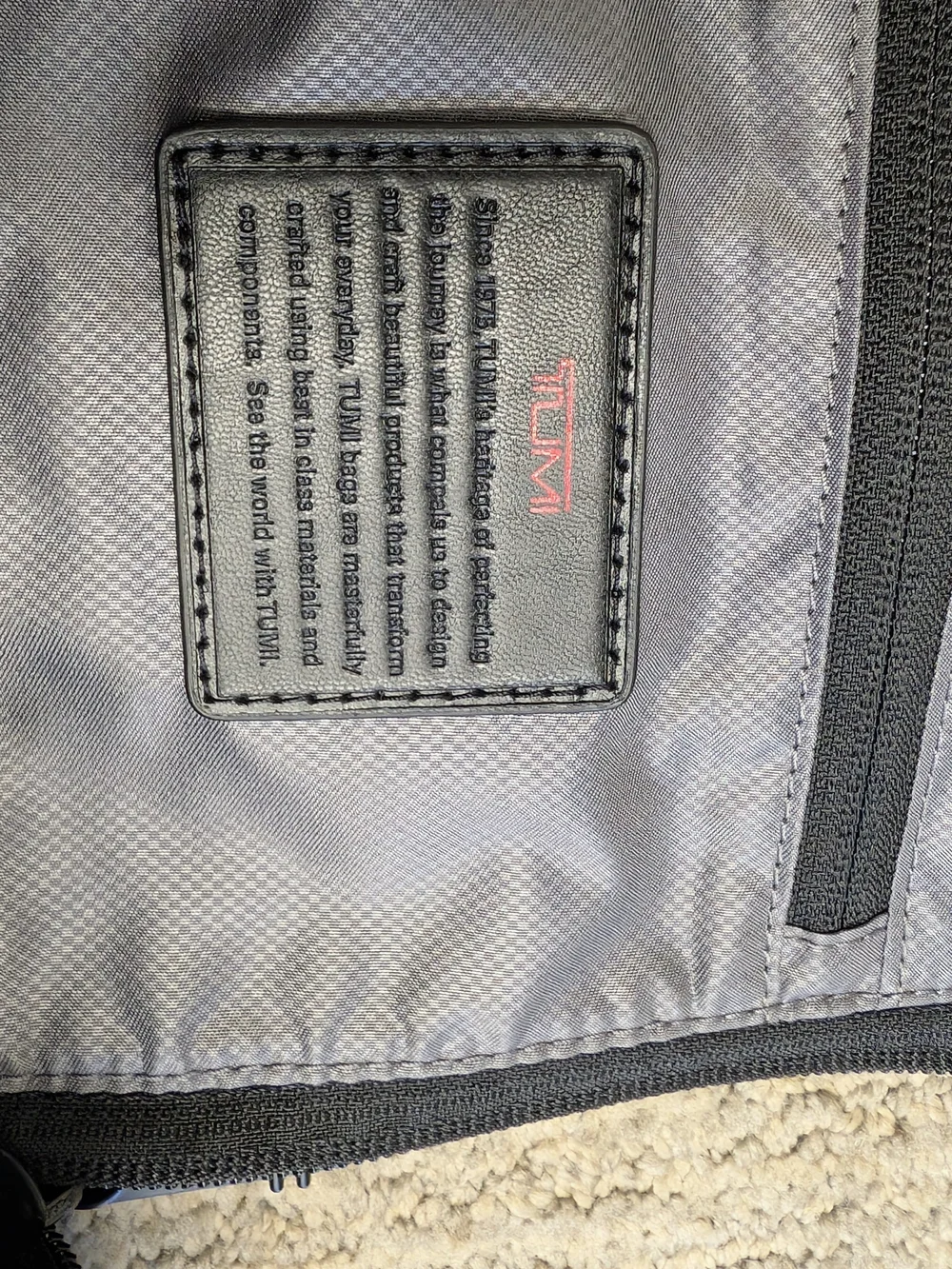 TUMI Black Men's Travel Toiletry Bag
